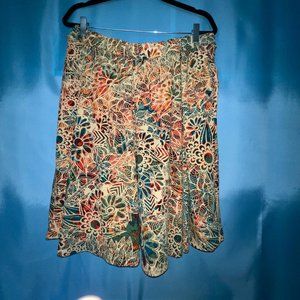 LuLaRoe Floral Madison Skirt 2X